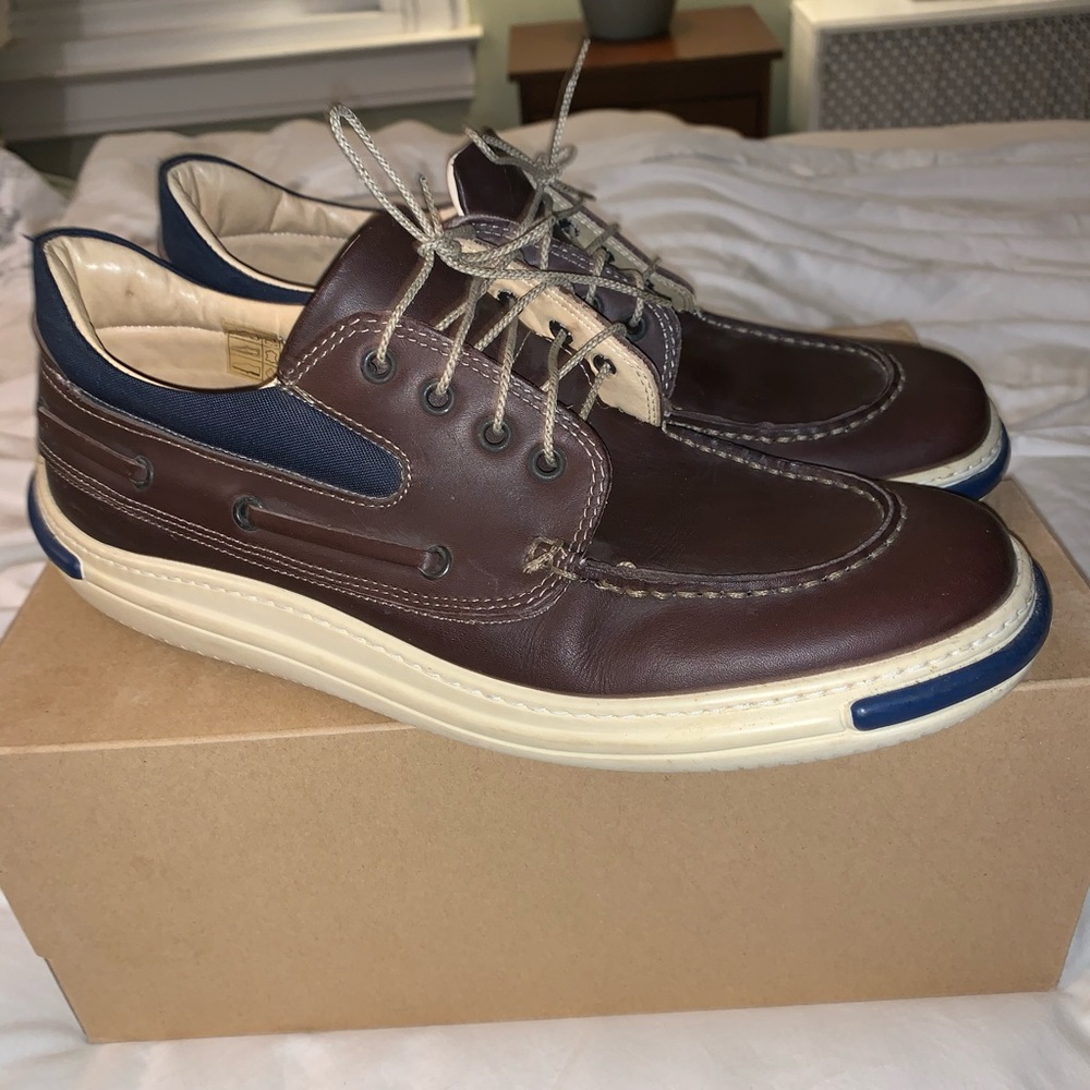 TREMP Classy Brown Boat Shoes. Size 44.5